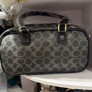 Black and Gray Designer Women's Bag